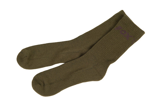 Fox Socks - Green & Black