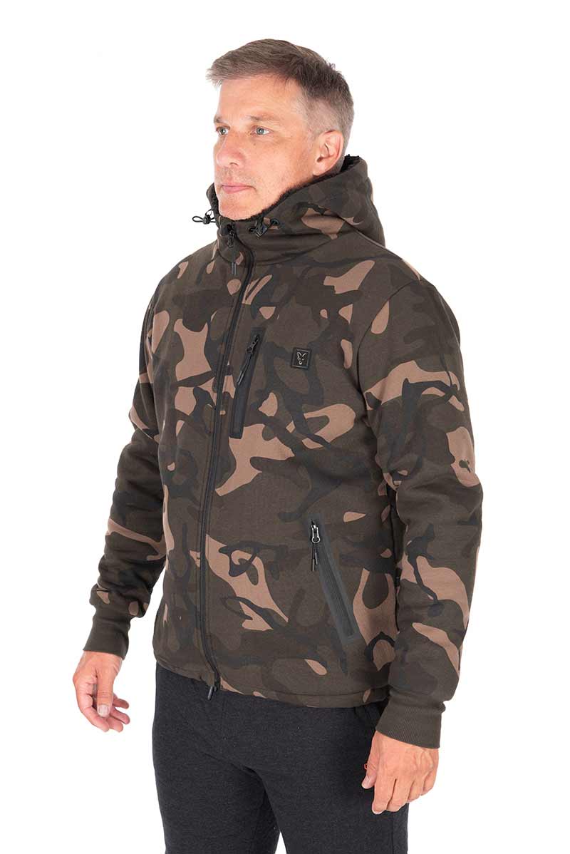 Carica immagine in Galleria Viewer, Fox Camo Full Zip Premium Sherpa 310 Hoodie
