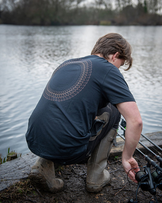 Fox Circle T - T-shirt Logo Circolare Carpfishing