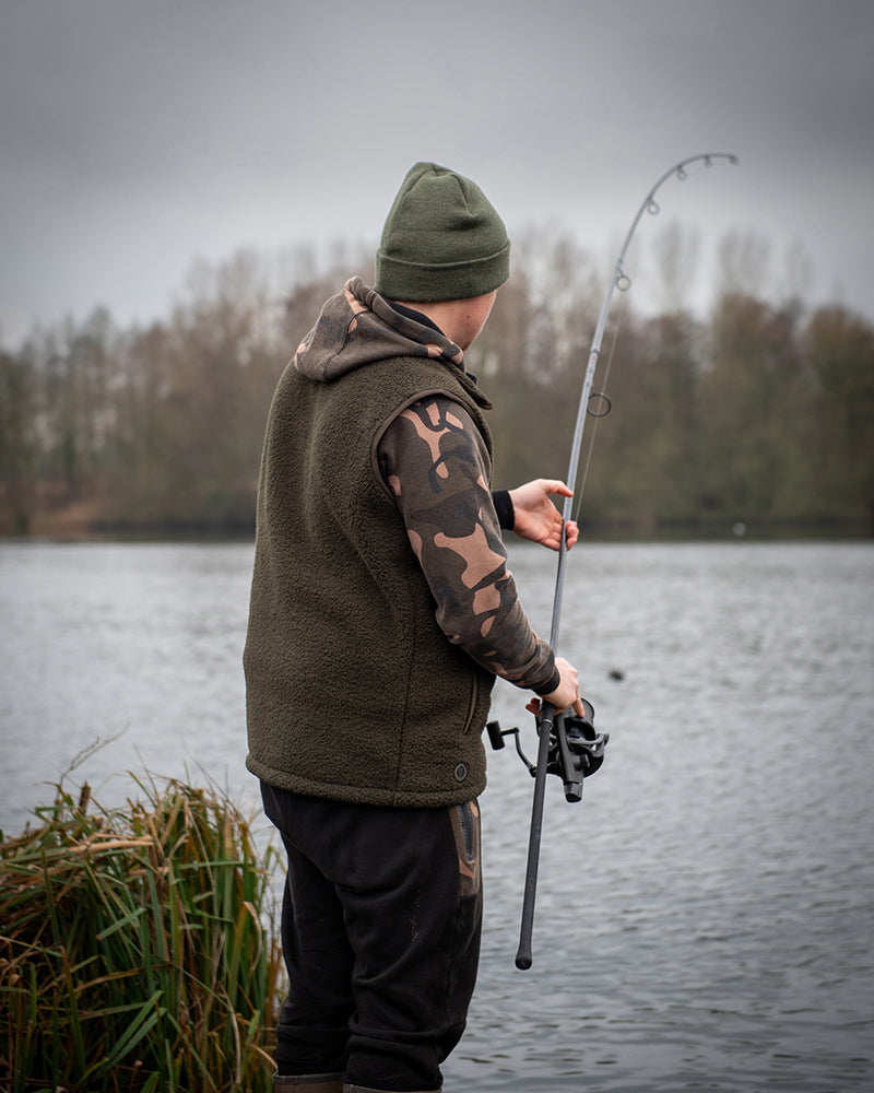 Chargez l'image dans la visionneuse de la galerie, Fox Olive Sherpa Hybrid Gilet
