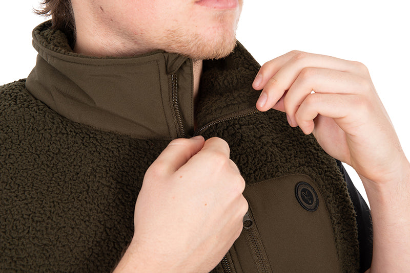 Chargez l'image dans la visionneuse de la galerie, Fox Olive Sherpa Hybrid Gilet

