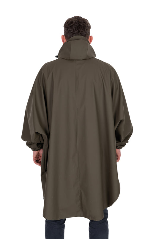 FOX Khaki Poncho 10.000 mm / Poncho Impermeabile Kaki