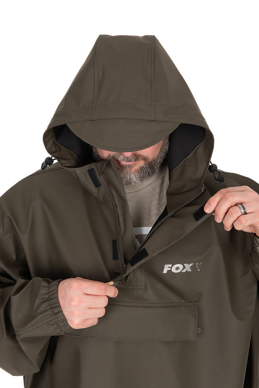 FOX Khaki Poncho 10.000 mm / Poncho Impermeabile Kaki
