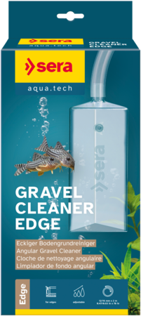 Sera Gravel Cleaner Edge - Aspirarifiuti Angolare per Substrato
