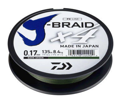 Daiwa J-Braid X4 135mt