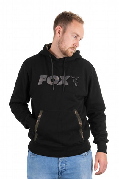 Fox Black/Camo Print Hoody Tg S