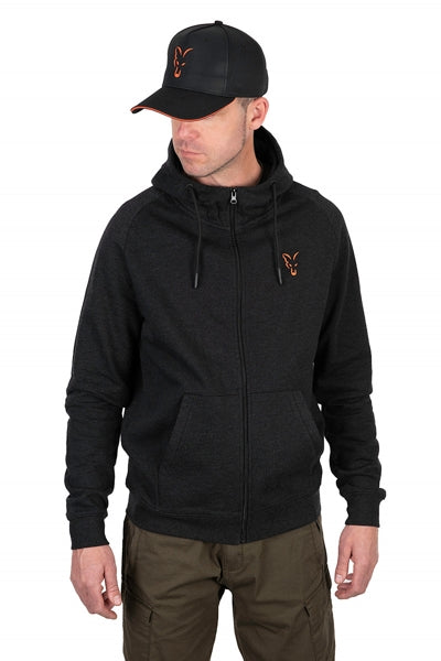 Fox Collection Lw Hoody Black & Orange