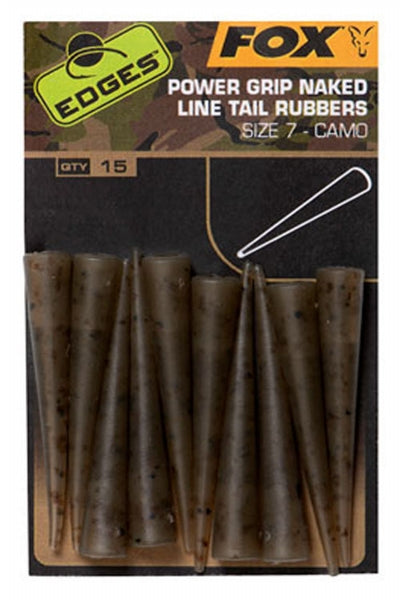Fox Edges Camo Power Grip Naked Line Tail Rubbers