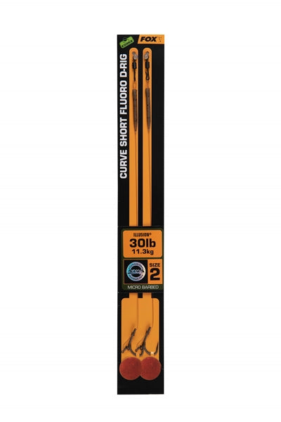 Fox Edges™ Curve Short Flouro D-Rigs