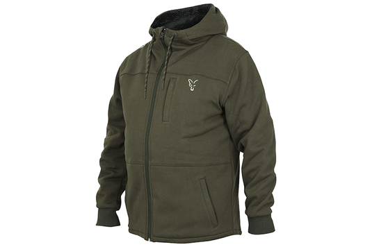 Fox Green Silver Sherpa Hoodie