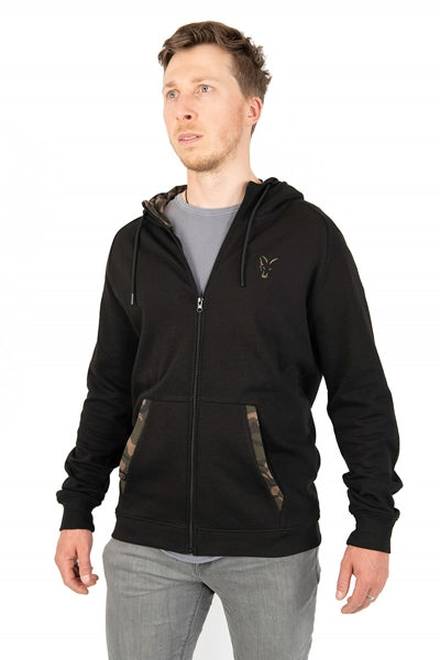 Fox Lw Black/Camo Zip Hoody