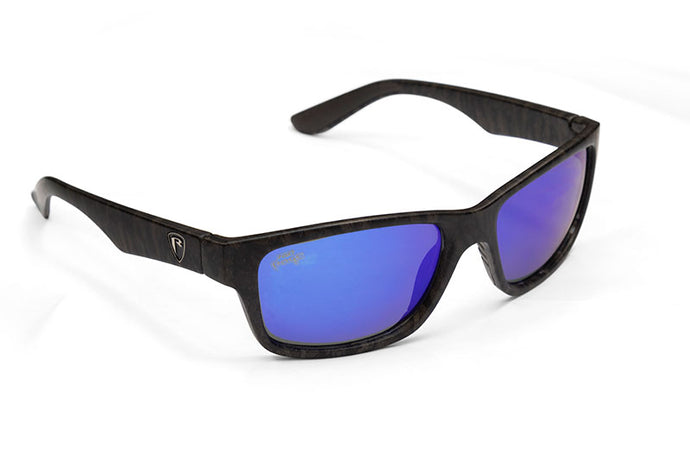 Fox Rage Camo Sunglasses Grey Lens Mirror Blue