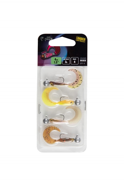 Fox Rage Ultra Uv Micro Grub Tail Loaded Lure Pack