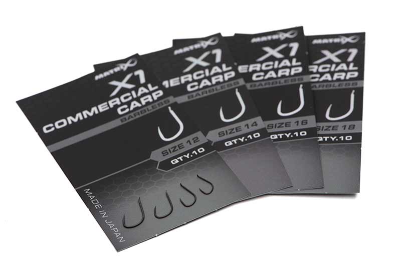 Carica immagine in Galleria Viewer, Matrix X1 - Commercial Carp Hook Barbless Spade
