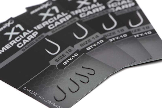 Matrix X1 - Commercial Carp Hook Barbless Spade