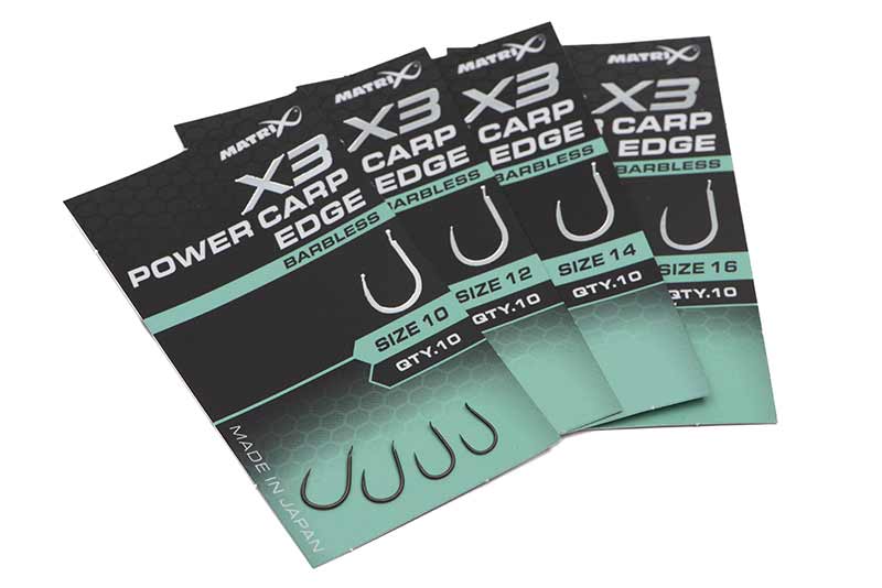 Chargez l'image dans la visionneuse de la galerie, Matrix X3 - Power Carp Edge Hooks Barbless Spade

