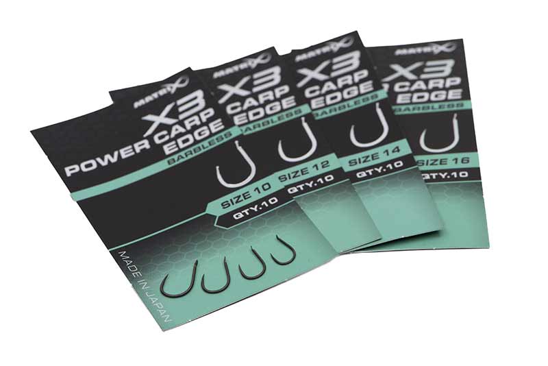 Chargez l'image dans la visionneuse de la galerie, Matrix X3 - Power Carp Edge Hooks Barbless Spade
