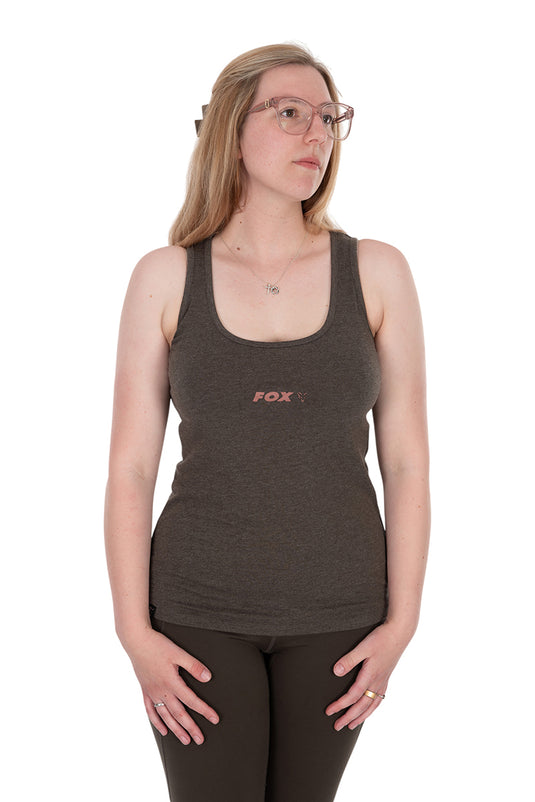 Fox Womens Vests Twin Pack - Canottiera Donna Camo + Olive Marl