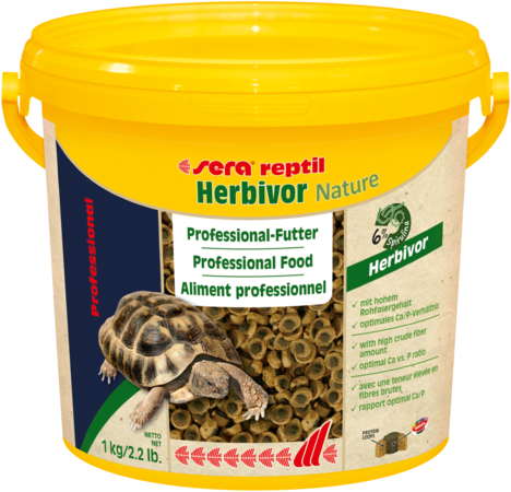 Sera Reptil Professional Herbivor Nature - Mangime per Rettili Erbivori