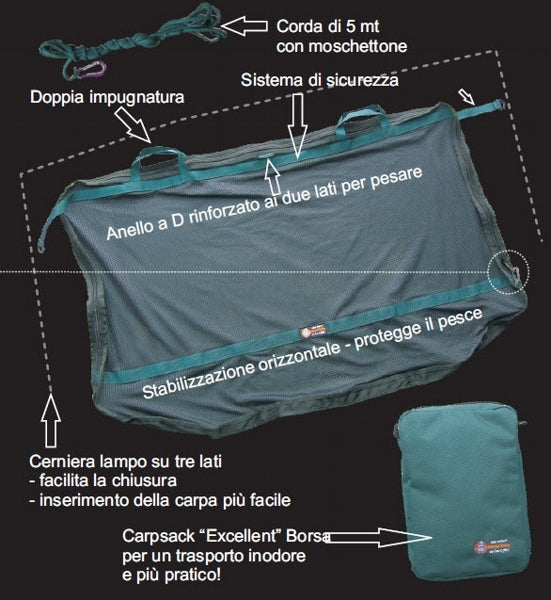 Imperial Fishing Carpsack Excellent - Sacca Di Mantenimento