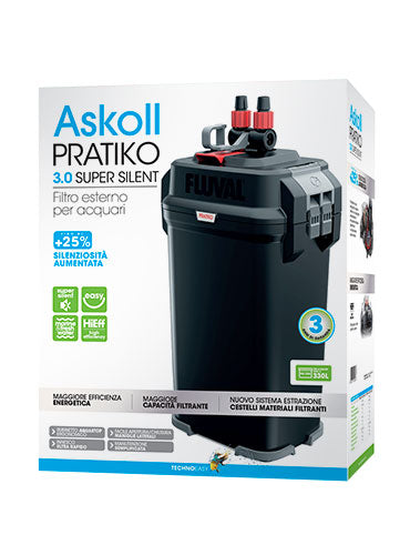 Askoll Pratiko 300 3.0 Super Silent - Filtro Esterno per Acquari