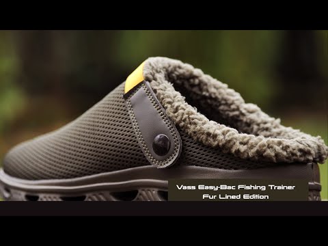 Load and play video in Gallery viewer, Vass Easy-Bac Fishing Trainer Fur Lined Edition - Calzatura da Pesca Foderata

