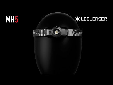 Laden und spielen Sie Video in Galerie -Viewer, Led Lenser Lampada frontale MH5
