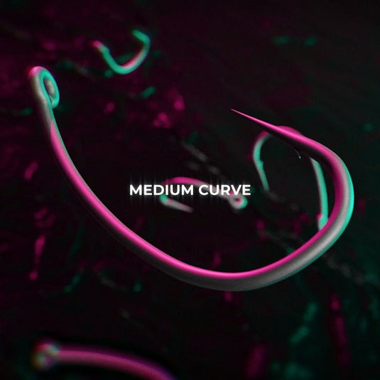 Ridge Monkey Ape-X Medium Curve Hooks Barbed