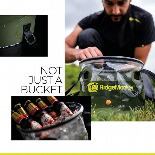 Ridge Monkey Perspective Collapsible Water Bucket