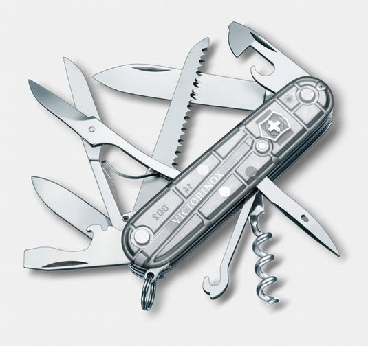 Victorinox Multiiuso Huntsman Silver Tech Trasparente